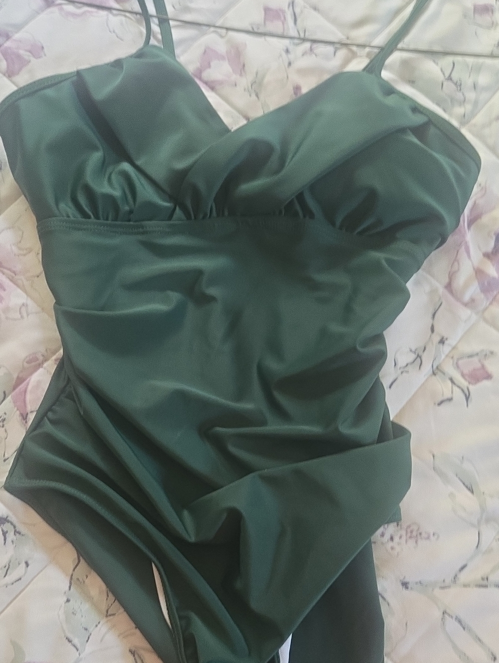 Cupshe Emerald Green One-Piece Swimwear